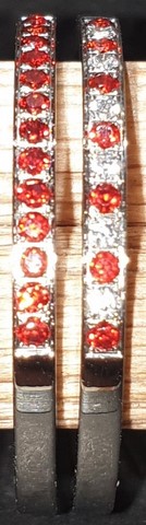 BAGUE ROUGE ET ROUGE ET BLANCHE 