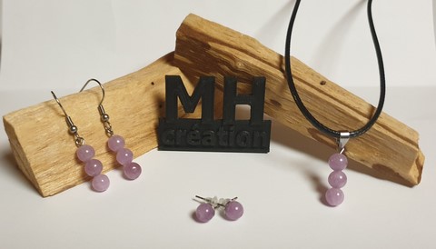 Lot n°3 Lepidolite Rose