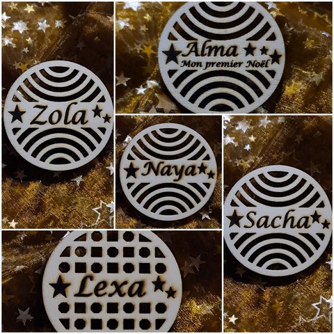 Boule de Noël personnalisable 