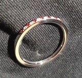 Bague Rouge et Blanche
